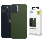 Husă din silicon cu MagSafe pentru Apple iPhone 15 - 3mk HARDY® Mellow MagCase™ Alpine Green