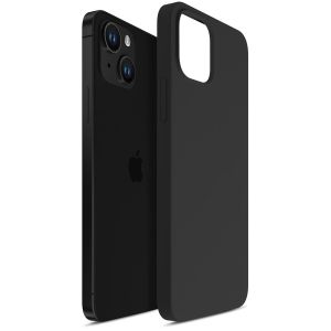 Husă din silicon pentru Apple iPhone 12 Pro Max - 3mk HARDY® Mellow Case™ Black
