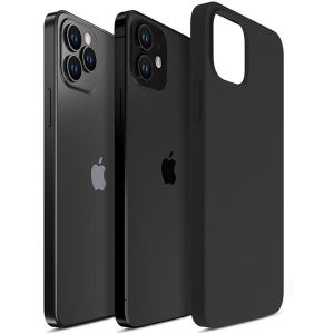 Husă din silicon pentru Apple iPhone 12 - 3mk HARDY® Mellow Case™ Black