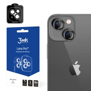 Sticlă rezistentă la lovituri pentru obiectivul aparatului foto Apple iPhone 14 - 3mk Lens Protection Pro Black