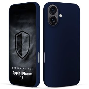 Husă din silicon pentru Apple iPhone 17 - 3mk HARDY® Mellow Case™ Dark Blue