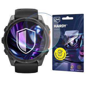 Sticlă hibridă pentru smartwatch Garmin Fenix 8 Pro 51mm (Amoled, MicroLED) - 3mk HARDY® Fusion Watch Protection™