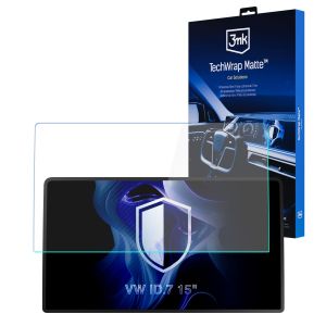 Folie de protecție mată pentru ecranul de navigație pentru VW ID.7 2024- 15" – 3mk TechWrap Matte™ Center Display