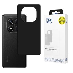 Husă din silicon pentru Redmi Note 14 Pro 5G - 3mk HARDY® Mellow Case™ Black