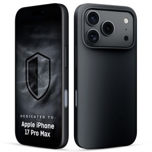 Husă din silicon cu MagSafe pentru Apple iPhone 17 Pro Max - 3mk HARDY® Mellow MagCase™ Black