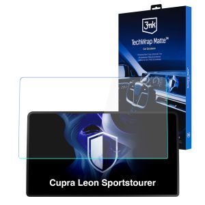 Folie de protecție mată pentru ecranul de navigație pentru Cupra Leon Sportstourer 2024- – 3mk TechWrap Matte™ Center Display