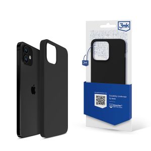 Husă pentru Apple iPhone 12 Mini - 3mk Silicone Case Black
