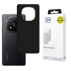 Husă din silicon pentru Redmi Note 14 Pro+ - 3mk HARDY® Mellow Case™ Black