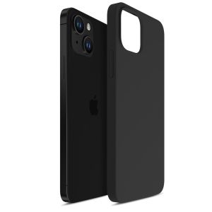 Husă din silicon pentru Apple iPhone 14 - 3mk HARDY® Mellow Case™ Black