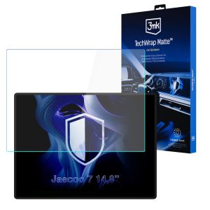 Folie de protecție mată pentru ecranul de navigație pentru Jaecoo 7 14,8 inch 2024- – 3mk TechWrap Matte™ Center Display