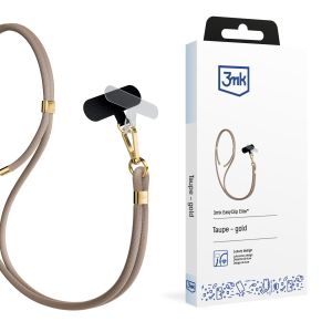 Sfoară pentru smartphone 3mk EasyClip Elite Taupe (gold)