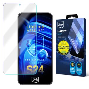 Folie super-rezistentă pentru Samsung Galaxy S24 – 3mk HARDY® Tectra™ (garanție pe viață)