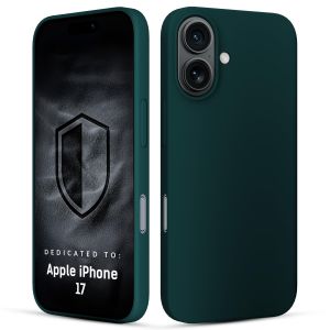 Husă din silicon pentru Apple iPhone 16 - 3mk HARDY® Mellow Case™ Dark Green