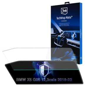 Folie de protecție mată pentru ecranul de navigație pentru BMW X5 G05 2018-23 – 3mk TechWrap Matte™ Center Display