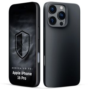 Husă din silicon cu MagSafe pentru Apple iPhone 16 Pro - 3mk HARDY® Mellow MagCase™ Black