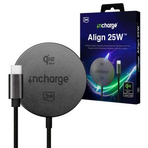 3mk incharge Align Qi2.,2 25W for Apple Black