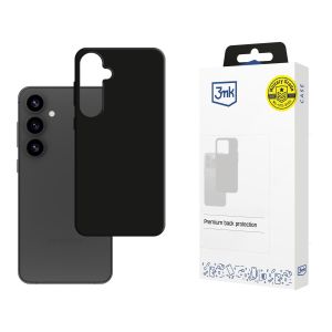 Husă din silicon pentru Samsung Galaxy S25+ - 3mk HARDY® Mellow Case™ Black