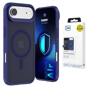 Husă fumurie cu MagSafe pentru Apple iPhone Air – 3mk HARDY® Hazy MagCase™ Blue