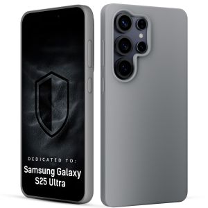 Husă din silicon pentru Samsung Galaxy S25 Ultra - 3mk HARDY® Mellow Case™ Gray