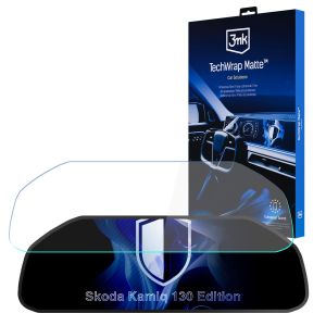 Folie de protecție mată pentru ecranul de navigație pentru Skoda Kamiq 130 Edition – 3mk TechWrap Matte™ Center Display