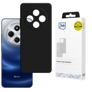 Husă din silicon pentru Redmi 14C / Redmi A4 5G - 3mk HARDY® Mellow Case™ Black