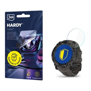 Sticlă hibridă pentru smartwatch Garmin Instinct 3 50mm (Amoled, Solar) - 3mk HARDY® Fusion Watch Protection™