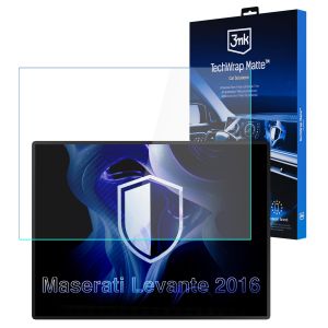 Folie de protecție mată pentru ecranul de navigație pentru Maserati Levante 2016- – 3mk TechWrap Matte™ Center Display
