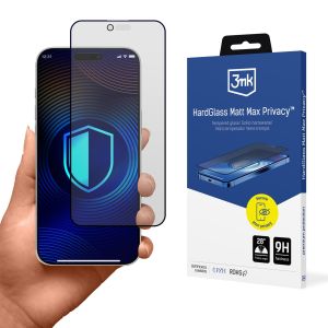 Sticlă securizată mată pentru Apple iPhone Air - 3mk Hardglass Matt Max Privacy