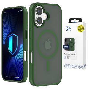Etui fumée cu MagSafe pentru Apple iPhone 17 - 3mk HARDY® Hazy MagCase™ Green