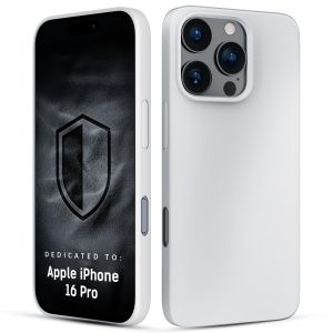 Husă din silicon cu MagSafe pentru Apple iPhone 16 Pro - 3mk HARDY® Mellow MagCase™ White