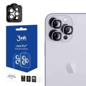 Sticlă rezistentă la lovituri pentru obiectivul aparatului foto Apple iPhone 14 Pro - 3mk Lens Protection Pro Black