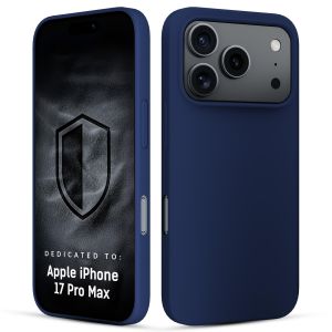 Husă din silicon pentru Apple iPhone 17 Pro Max - 3mk HARDY® Mellow Case™ Dark Blue