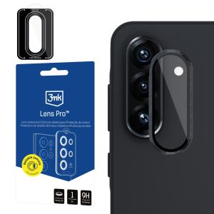 Sticlă rezistentă la lovituri pentru obiectivul aparatului foto Samsung Galaxy A36 - 3mk Lens Protection Pro Black