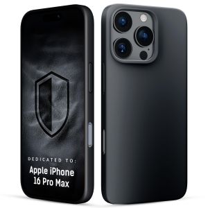 Husă din silicon cu MagSafe pentru Apple iPhone 16 Pro Max - 3mk HARDY® Mellow MagCase™ Black