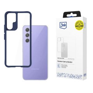 Husă pentru Samsung Galaxy A54 5G - 3mk Satin Armor Case+ Albastru