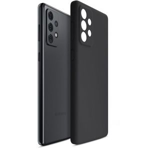 Husă din silicon pentru Samsung Galaxy A33 5G - 3mk HARDY® Mellow Case™ Black