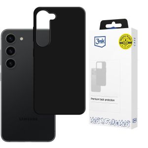 Husă din silicon pentru Samsung Galaxy S23 5G - 3mk HARDY® Mellow Case™ Black