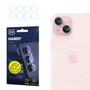 Sticlă pentru obiectivul aparatului foto pentru Apple iPhone 15 Plus - 3mk HARDY® Fusion Lens Protection™