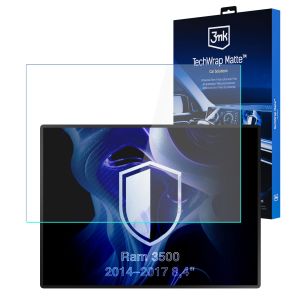 Folie de protecție mată pentru ecranul de navigație pentru Ram 3500 2014–2017 8,4" – 3mk TechWrap Matte™ Center Display