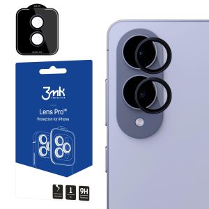 Sticlă rezistentă la lovituri pentru obiectivul aparatului foto Samsung Galaxy S25 Edge - 3mk Lens Protection Pro Black