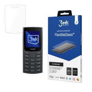 Sticlă hibridă antiefracție pentru Nokia 105 (2023) - 3mk FlexibleGlass™