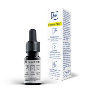 Gel pentru aplicarea sticlei securizate - 3mk ScreenFit Gel