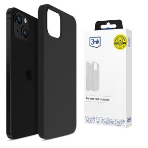 Husă din silicon pentru Apple iPhone 14 Plus - 3mk HARDY® Mellow Case™ Black