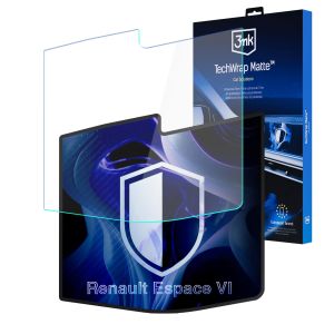 Folie de protecție mată pentru ecranul de navigație pentru Renault Espace VI 2023- – 3mk TechWrap Matte™ Center Display