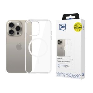 Husă pentru Apple iPhone 15 Pro - 3mk Clear MagCase