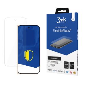 Sticlă hibridă antiefracție pentru Google Pixel 9 Pro Fold (front) - 3mk FlexibleGlass™