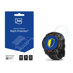 Protecție din sticlă pentru ecranul smartwatch Garmin Instinct 3 45mm (Amoled, Solar) - 3mk Watch Protection