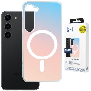 Husă holografică cu MagSafe pentru Samsung Galaxy S23 5G - 3mk HARDY® PrisMag Case™