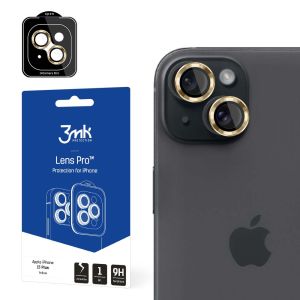 Sticlă rezistentă la lovituri pentru obiectivul aparatului foto Apple iPhone 15 Plus - 3mk Lens Protection Pro Black