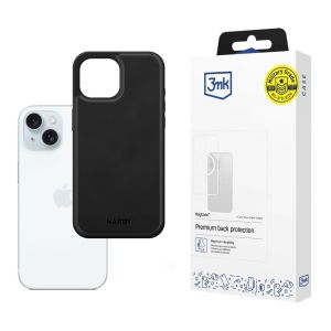 Etui pentru Apple iPhone 15 - 3mk Hardy Silky Leather MagCase